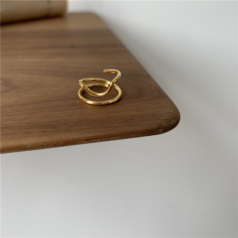 Trendy Cold Nail Ring with Unique Personality Design