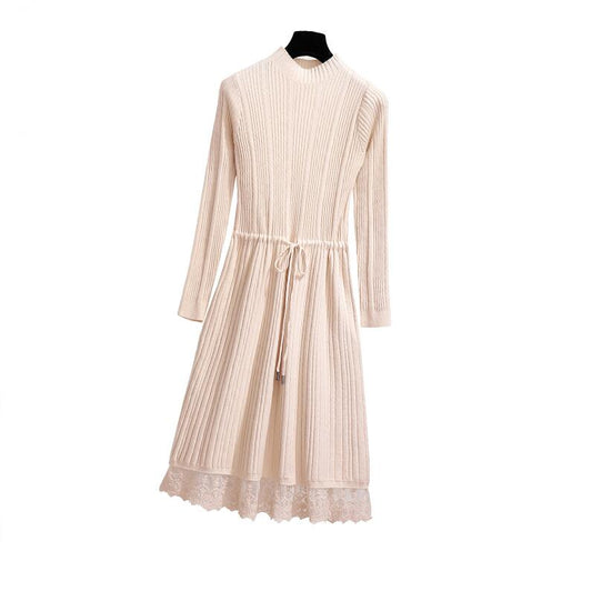 Turtleneck Dress, Layered Dress, Sweater Dress